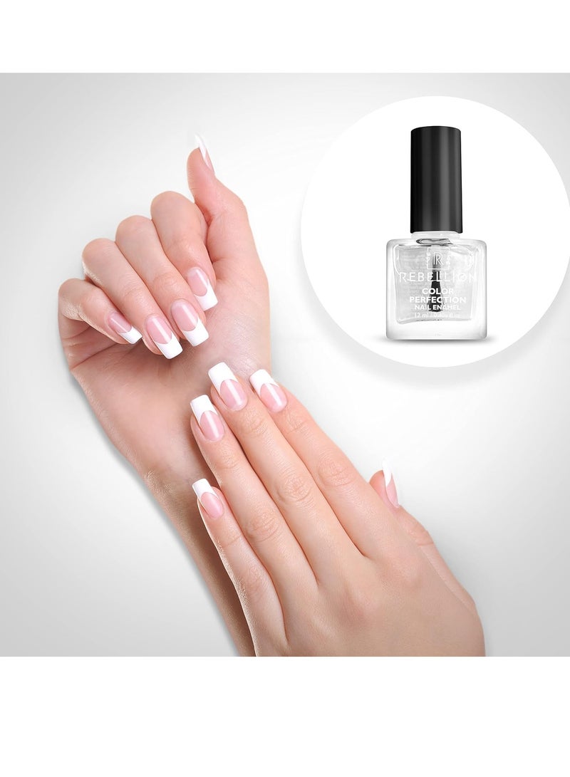 Rebellion Color Perfection Nail Enamel Top Coat 12ml Transparent Noble RG42