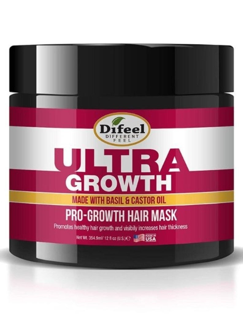 ULTRA GROWTH BASIL & CASTOR HAIR MASK 354.9G