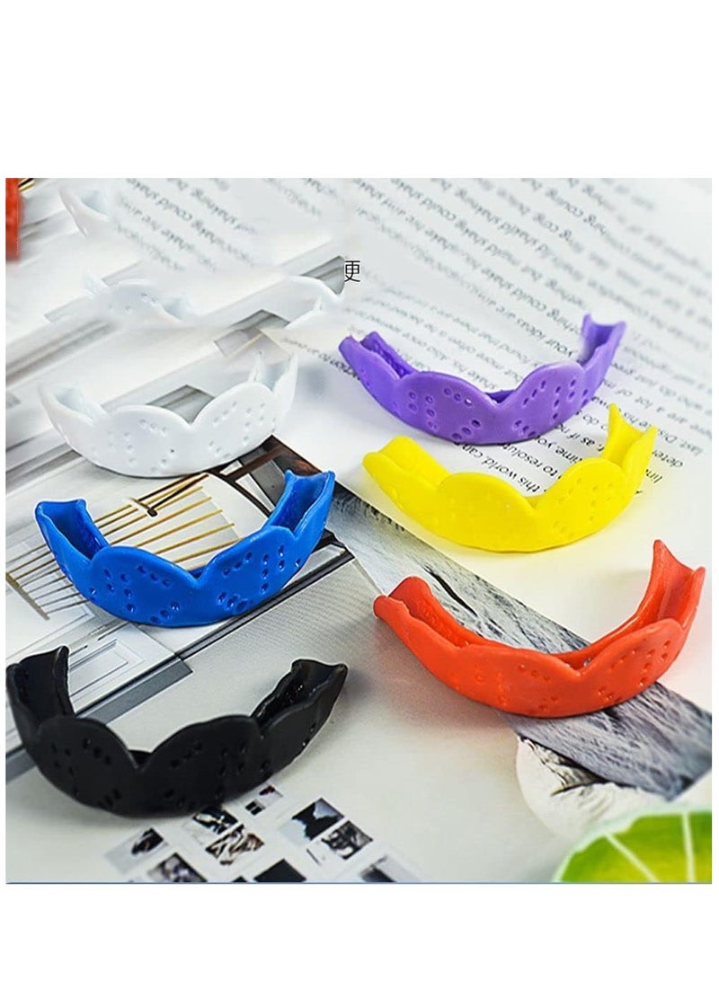 Sport Mouth Guard Teeth Protector, 6 Pack Kids Adults Mouthguard Tooth Brace for Mouth Guard Sports for Boxing, Basketball, Lacrosse, MMA, Hockey, Wrestling, Soccer