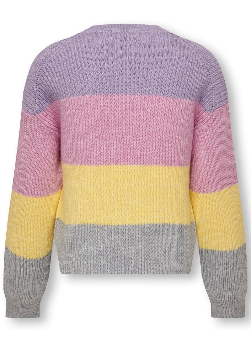 Kids Color Block Sweater