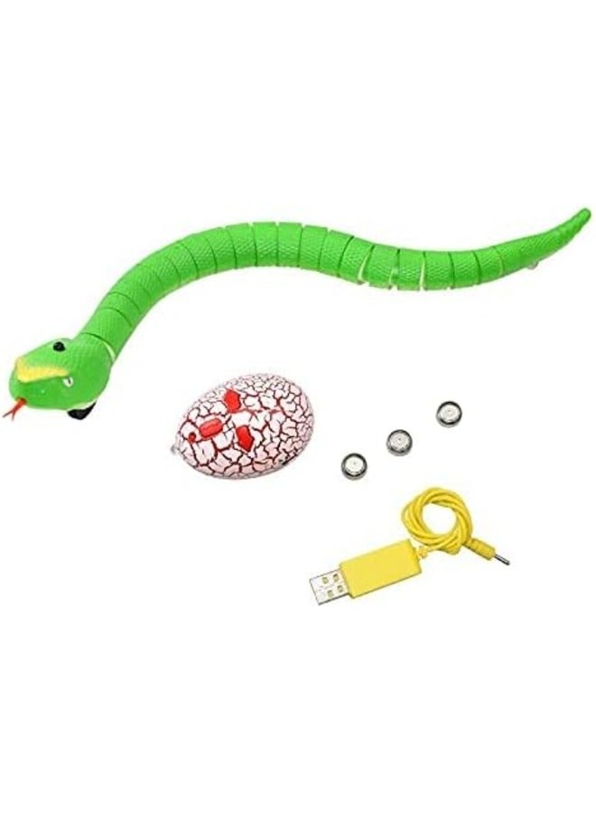 Infrared Remote Control Snake Egg Rattlesnake Kids Toy Trick Funny Novelty Gift for Kids