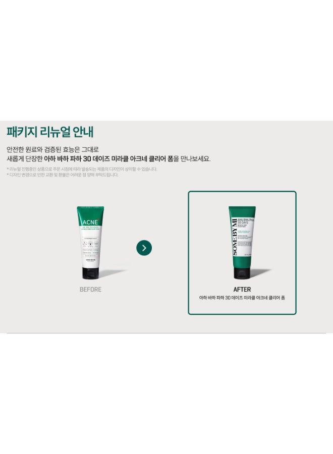 Aha-Bha-Pha 30 Days Miracle Acne Clear Foam Green 100ml
