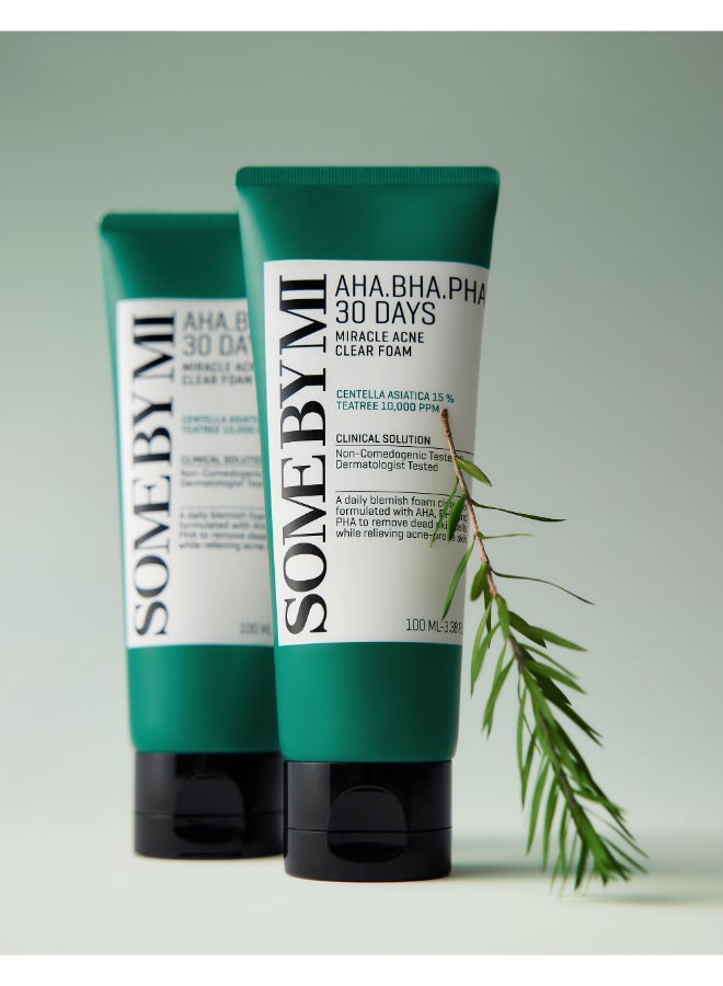 Aha-Bha-Pha 30 Days Miracle Acne Clear Foam Green 100ml