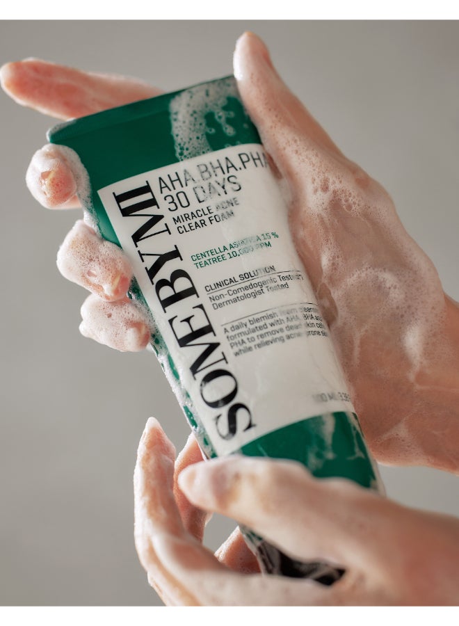 Aha-Bha-Pha 30 Days Miracle Acne Clear Foam Green 100ml