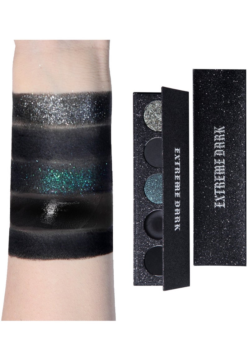 MAFFICK 5-Color Eyeshadow Palette- Matte & Shimmery Eyeshadow for High-Definition Eye Makeup: Waterproof, Sweat Resistant, & Long-lasting