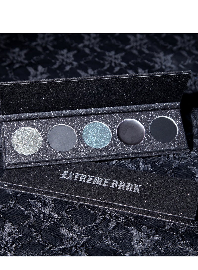 MAFFICK 5-Color Eyeshadow Palette- Matte & Shimmery Eyeshadow for High-Definition Eye Makeup: Waterproof, Sweat Resistant, & Long-lasting