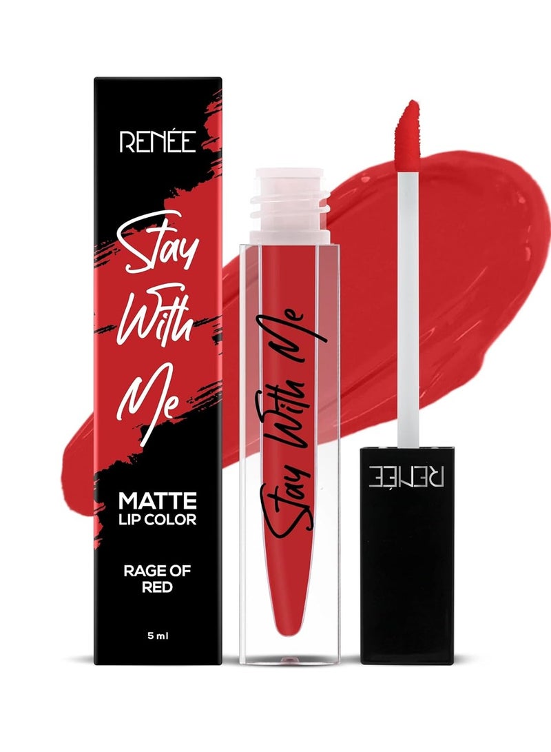 RENEE Stay With Me Matte Lip Color Rage of Red 5ml