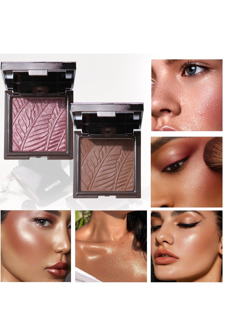 Maffick Concealer & Corrector Powder，Setting Powder, Face Powder Makeup & Finishing Powder, Color Correcting For Even Tone