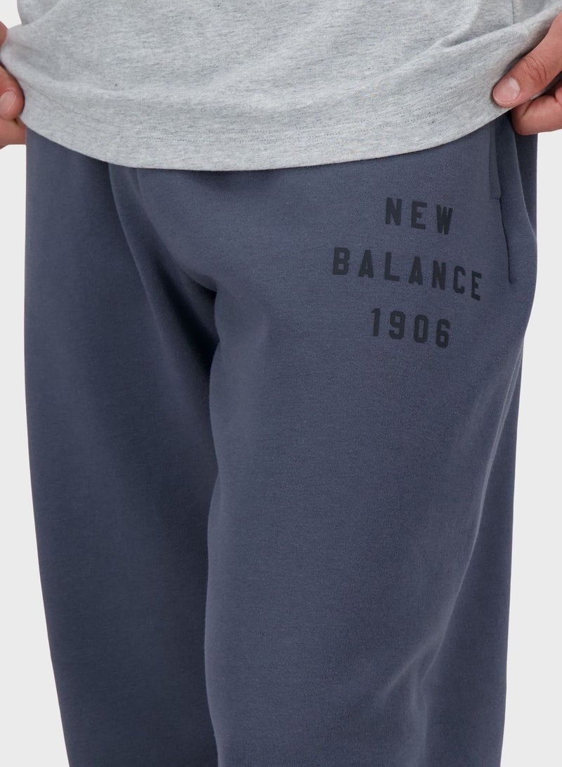 Logo Fleece Graphic Sweatpants