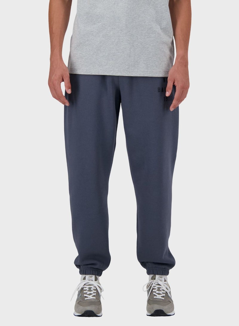 Logo Fleece Graphic Sweatpants