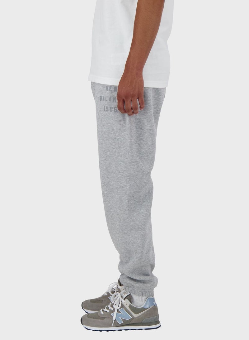 Logo Fleece Graphic Sweatpants