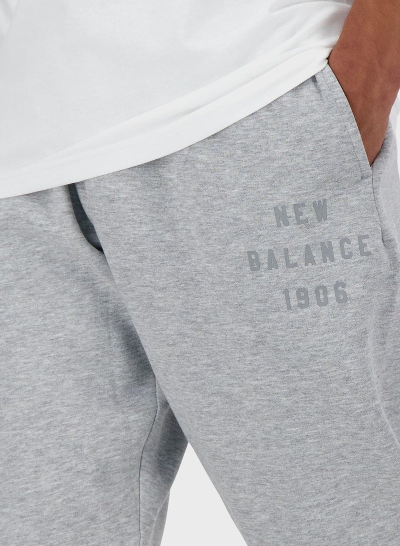 Logo Fleece Graphic Sweatpants