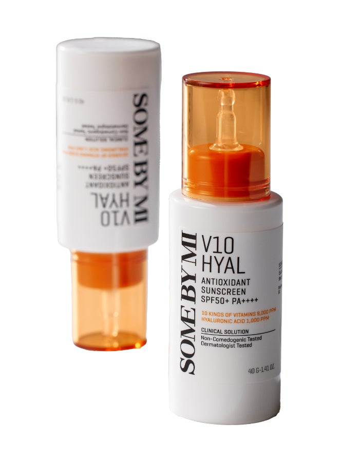 V10 Hyal Antioxidant Sunscreen Spf 50 40ml