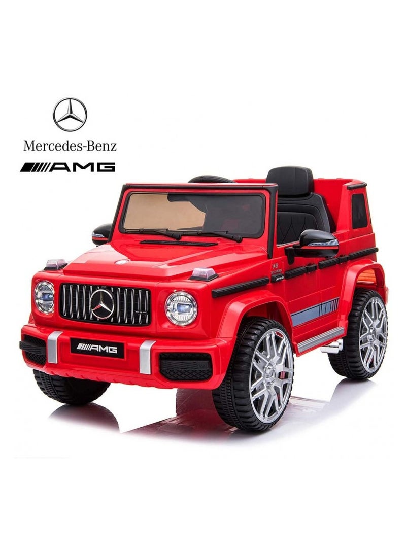 Mercedes-Benz - Electric G63 Kids Ride on Car Jeep 12V - Red