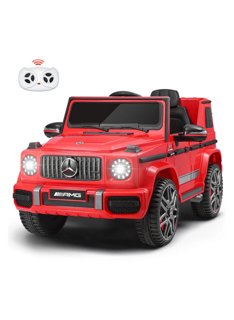 Mercedes-Benz - Electric G63 Kids Ride on Car Jeep 12V - Red