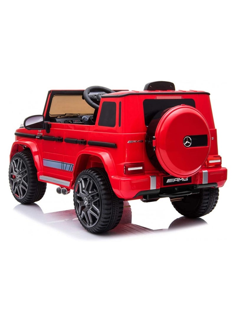 Mercedes-Benz - Electric G63 Kids Ride on Car Jeep 12V - Red