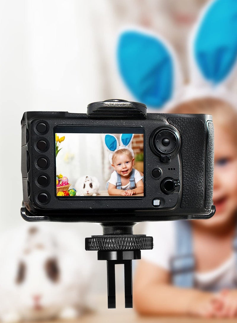 Camera Tripod Mount for Gopro Adapter, 4pcs Aluminum Camera Tripod 1/4-20 Conversion Adapter Camera Mount Adapter for Tripod Compatible with GoPro Action Cameras and other Standard 1/4 Accessories