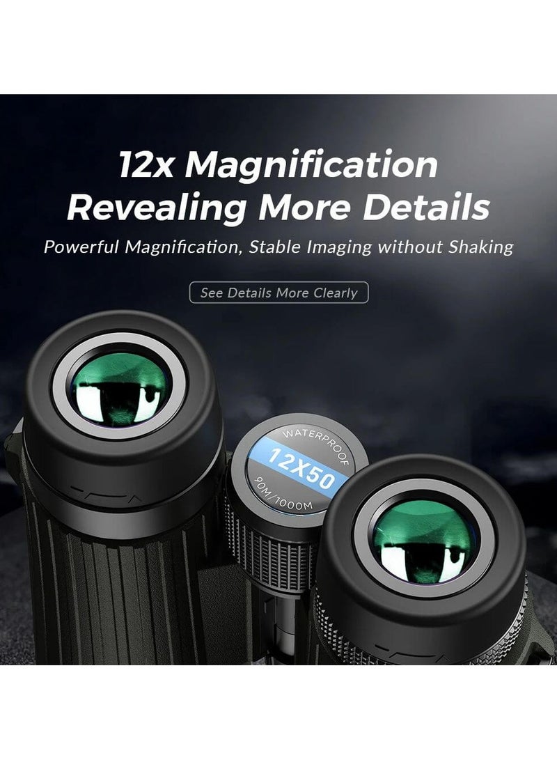 Apexel 12×50 Powerful Binoculars Roof Telescope