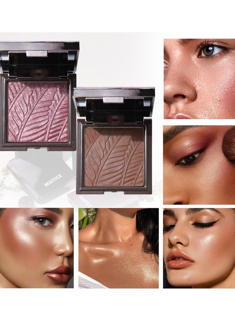 Maffick Concealer & Corrector Powder，Setting Powder, Face Powder Makeup & Finishing Powder, Color Correcting For Even Tone