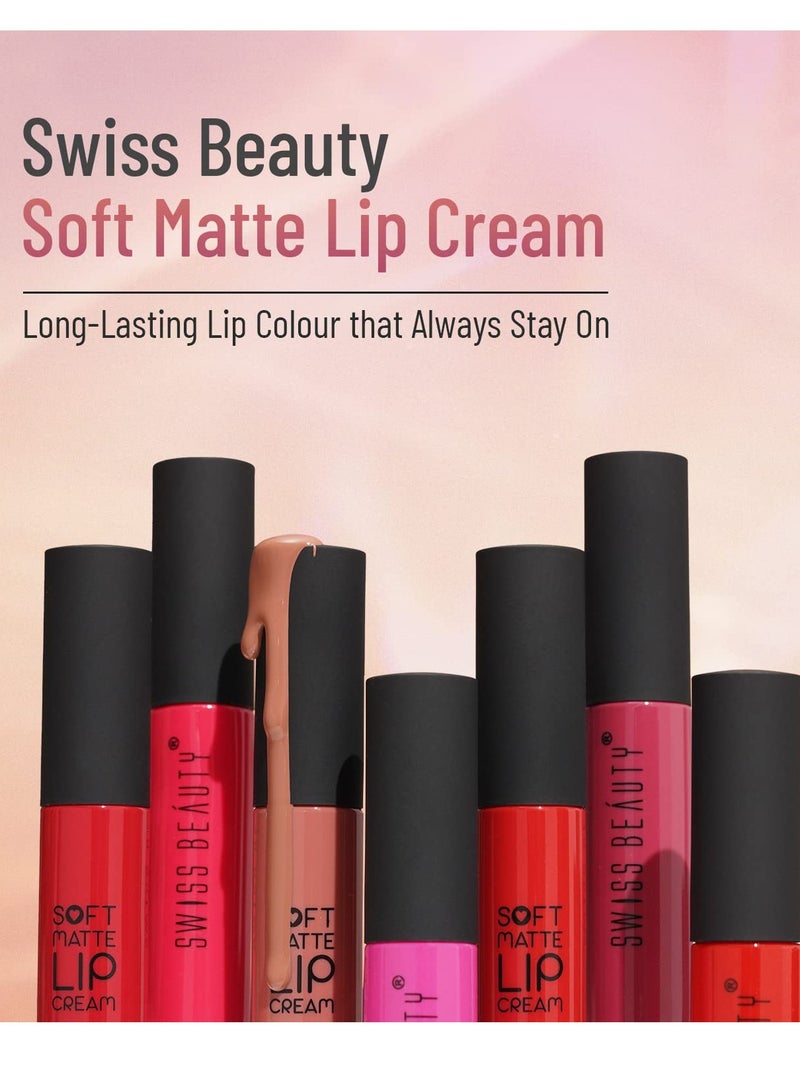 Swiss Beauty Soft Matte Lip Cream Weightless Lipstick 16 6Ml