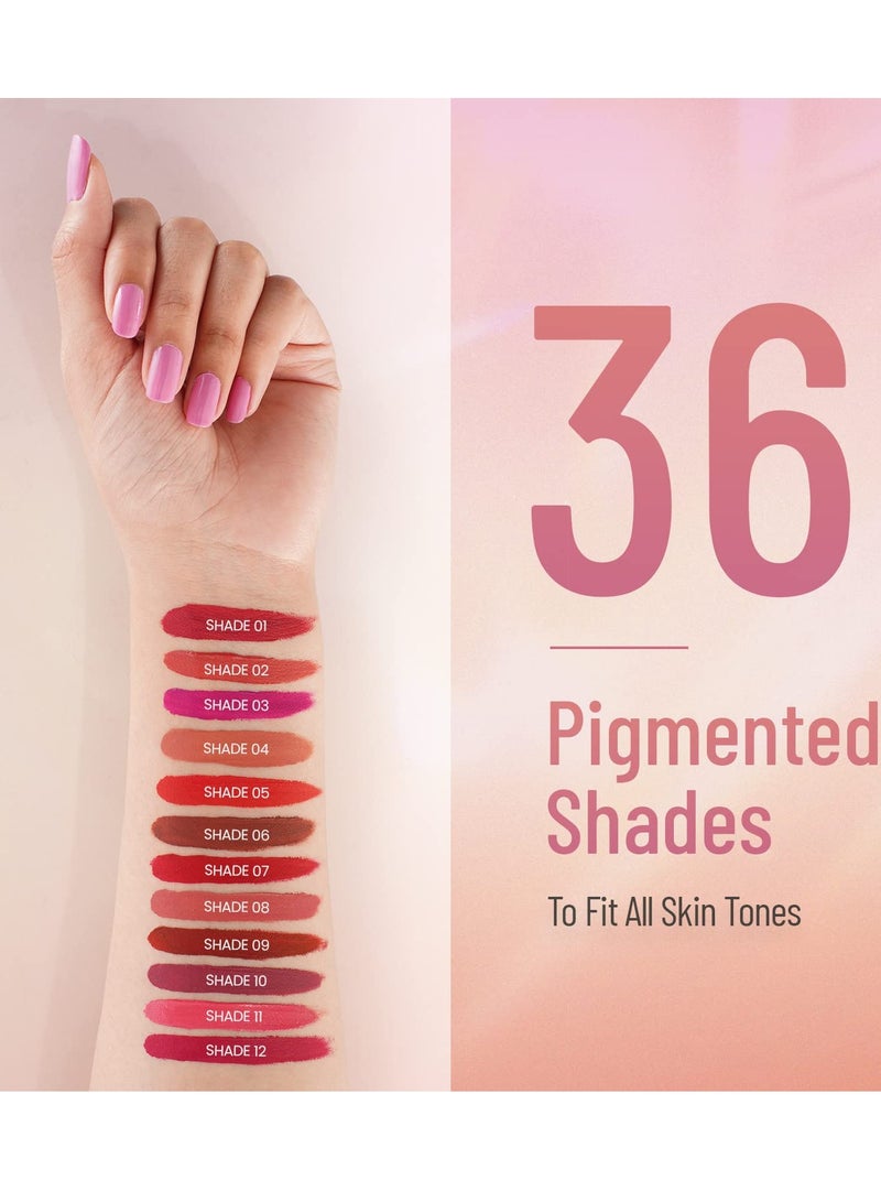 Swiss Beauty Soft Matte Lip Cream Weightless Lipstick 16 6Ml