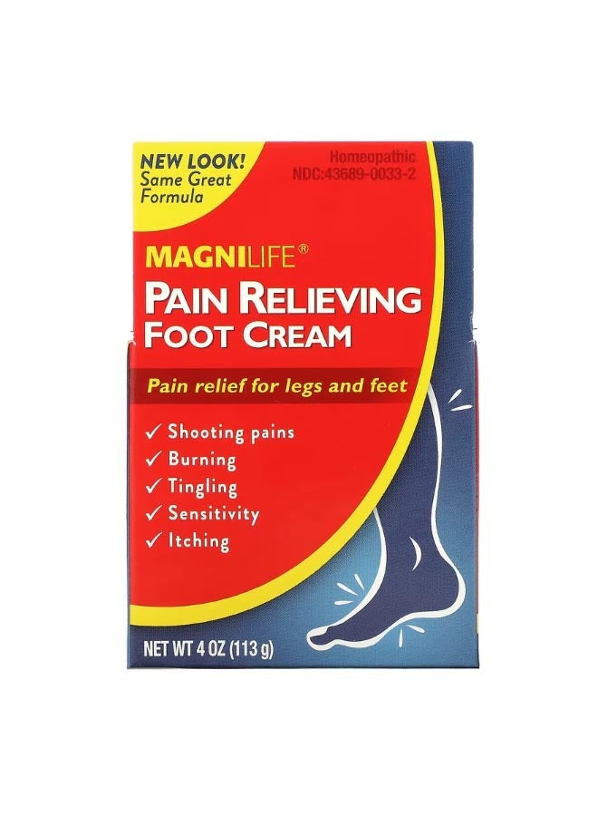 Pain Relieving Foot Cream 4 oz 113 g