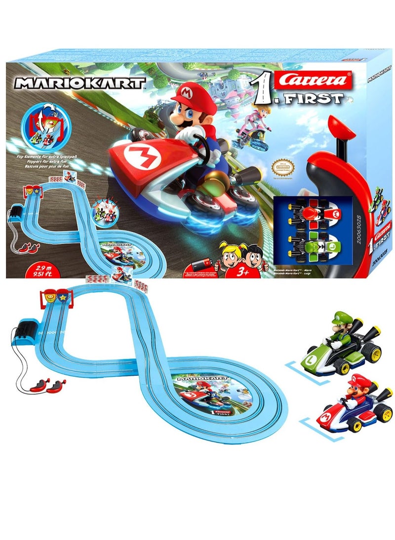 Carrera First Mario Kart Race Track : Mario vs Luigi