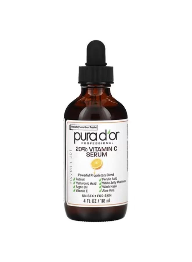 20% Vitamin C Serum, 4 fl oz (118 ml)
