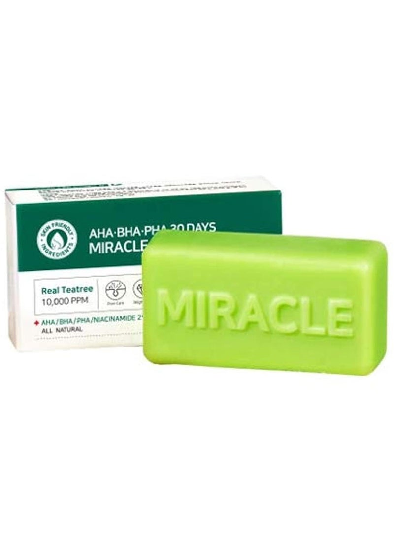 Aha-Bha-Pha 30 Days Miracle Cleansin G Bar Green 106grams