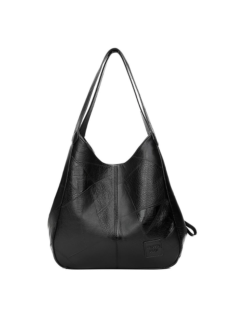 Women's Tote Shoulder Bag Soft Leather Handbag with Large Capacity Genuine Leather Tote Bags Made of High Quality PU Leather