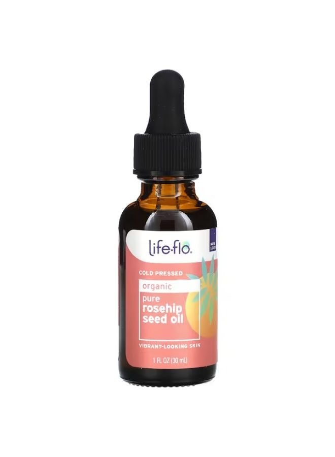 Organic Pure Rosehip Seed Oil, 1 fl oz (30 ml)