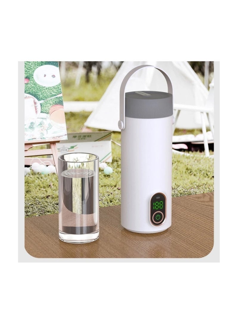 Portable Electric Kettle Rechargeable Travel Car 400ml