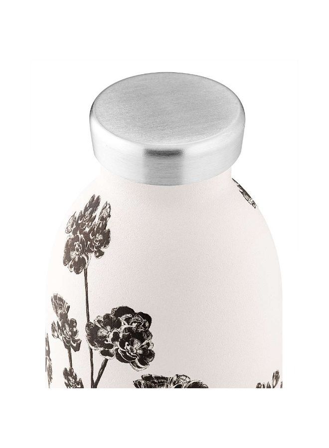 CLIMA Bottle (500ml) Double Walled Insulated Stainless Steel Water Bottle - White/Black