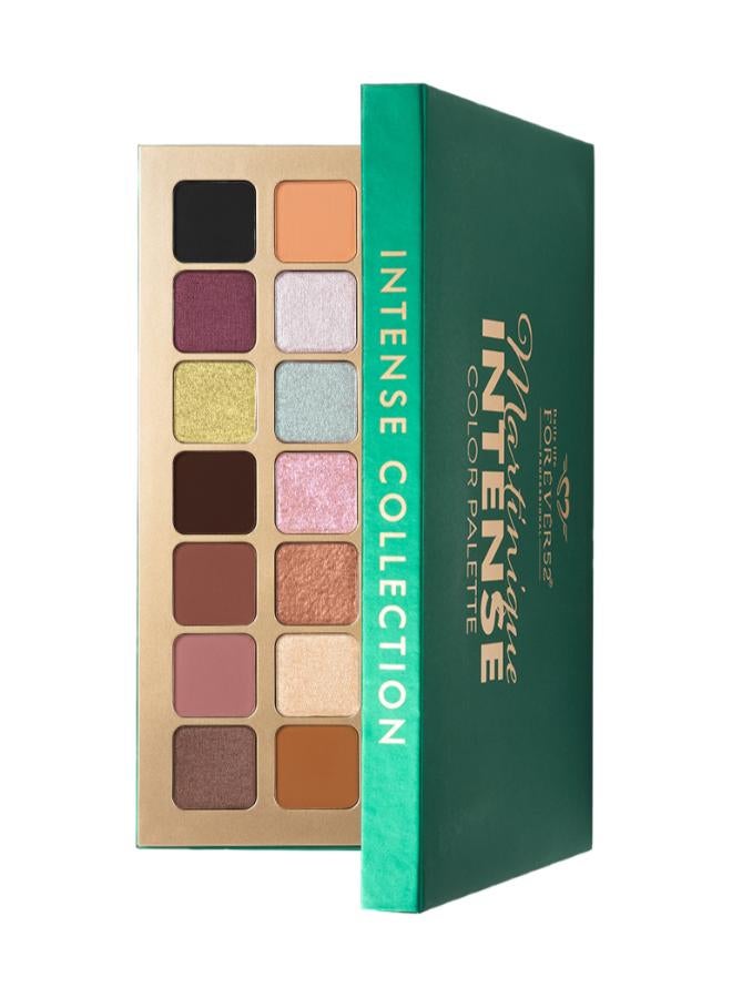 28 Color Intense Eyeshadow Palette Martinique - 002 Multicolour