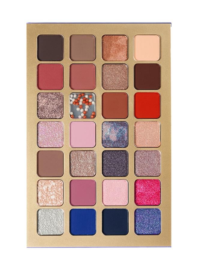 28 Color Intense Eyeshadow Palette Blue Lava - 003 Multicolour