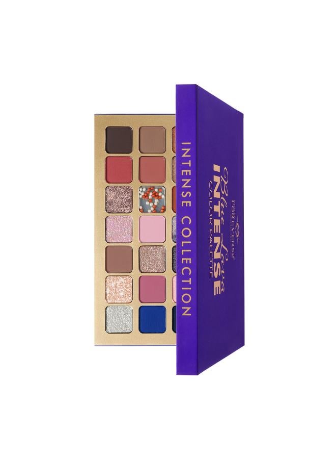 28 Color Intense Eyeshadow Palette Blue Lava - 003 Multicolour