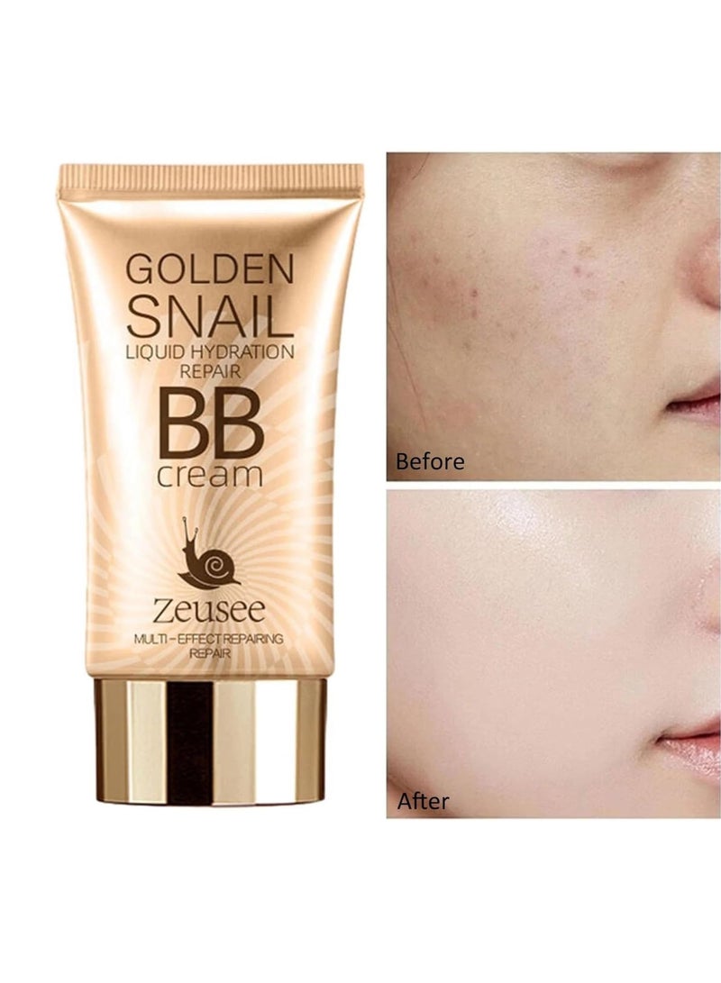 Foundation Makeup, BB Cream Tinted Moisturize For Face, Hydrating Formula BB Cream For All Skin Types, Oil-Free, Full-Coverage foundation primer, 50 ml