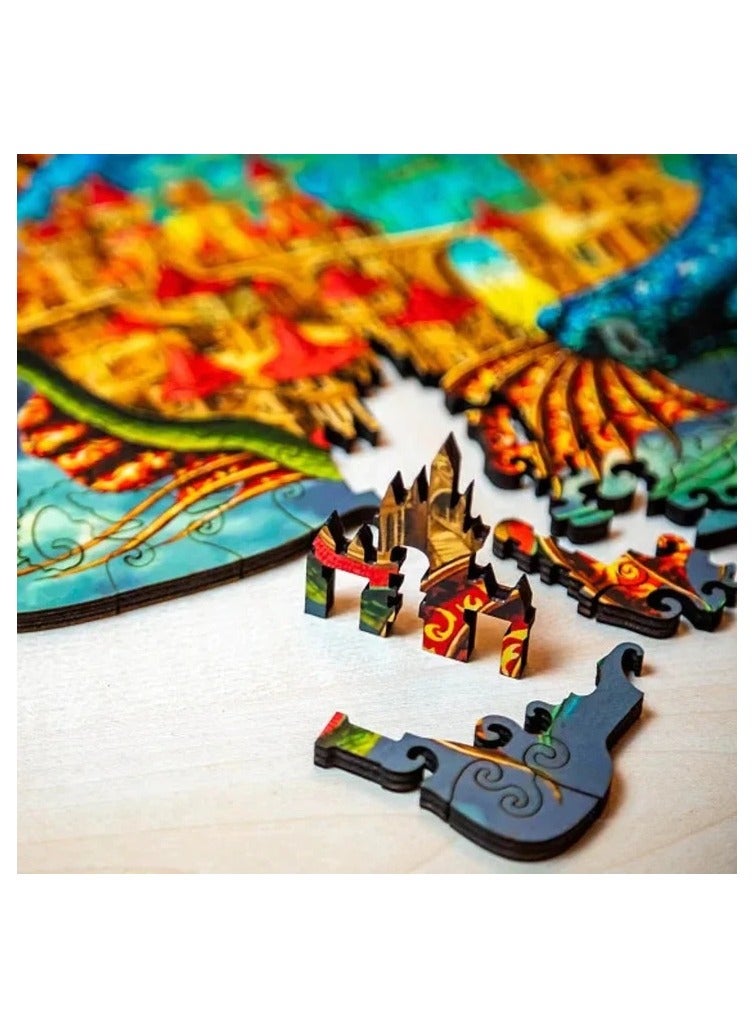 In Habited Fish Davici Wooden Jigsaw Puzzle