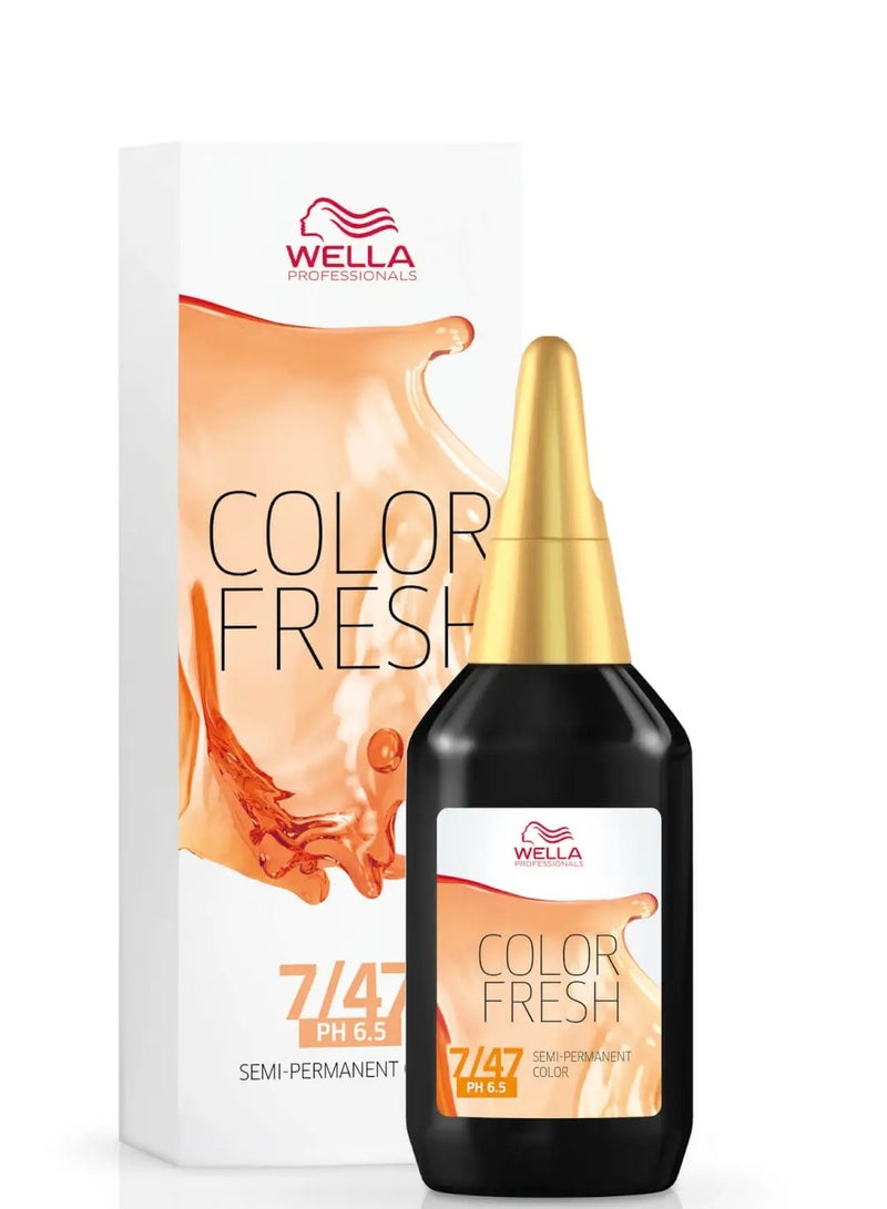 Color Fresh 7/47 Medium Blonde Red Brown 75ml