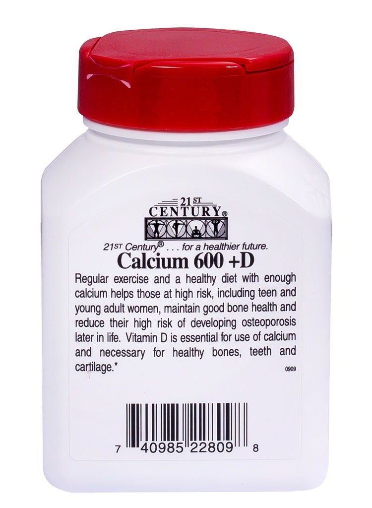 Calcium 600+Vitamin D Caplets 75'S