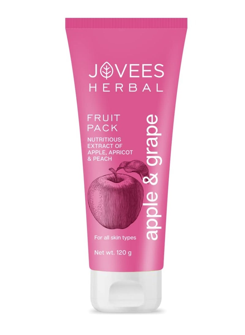Jovees Herbal Apple Grape Fruit Pack 120gm