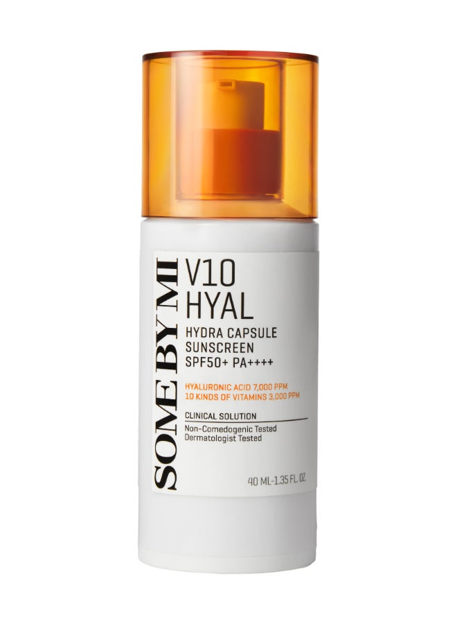 V10 Hyal Hydra Capsule Sunscreen Spf 50 40ml