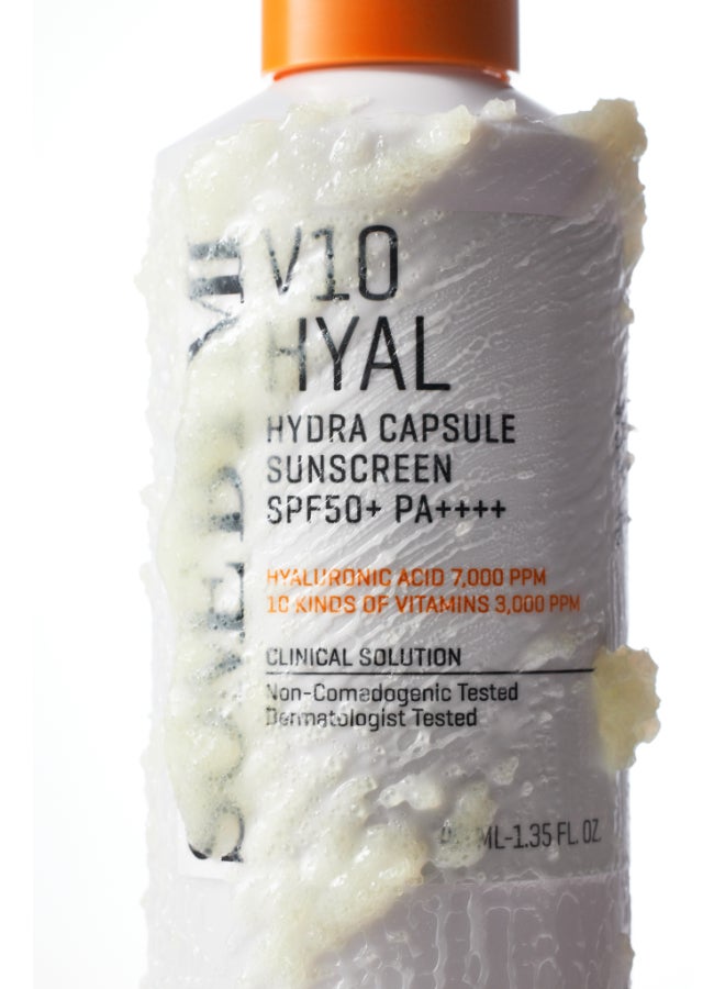 V10 Hyal Hydra Capsule Sunscreen Spf 50 40ml