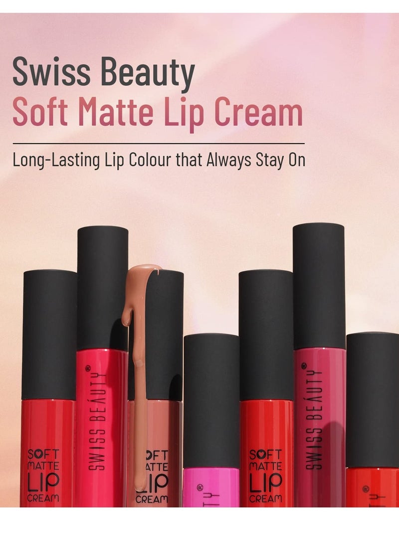 Swiss Beauty Soft Matte Lip Cream weightless lipstick 35 6ml