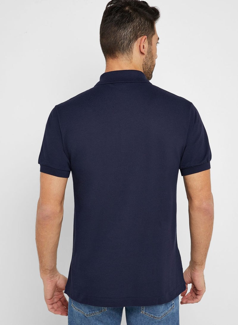 Chest Logo Short Sleeve Polo
