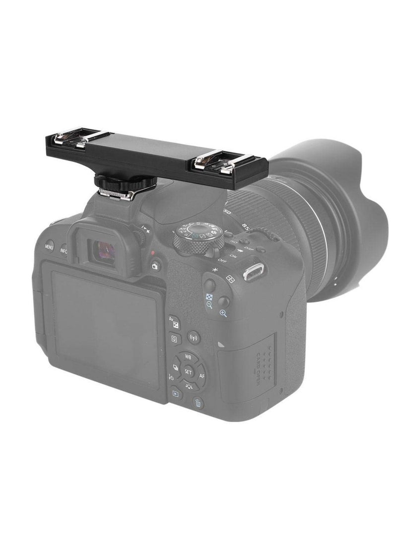 Camera Hot Shoe Splitter, Loadable Up to 3 Kg SLR Dual Hot Shoe Splitter, Convenient Ultralight for Canon'S I-TTL(for Canon)