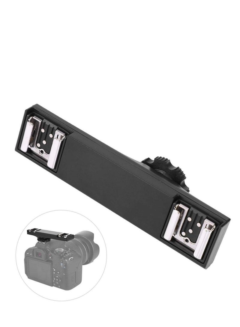 Camera Hot Shoe Splitter, Loadable Up to 3 Kg SLR Dual Hot Shoe Splitter, Convenient Ultralight for Canon'S I-TTL(for Canon)