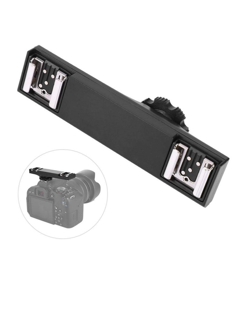 Camera Hot Shoe Splitter, Loadable Up to 3 Kg SLR Dual Hot Shoe Splitter, Convenient Ultralight for Canon'S I-TTL(for Canon)