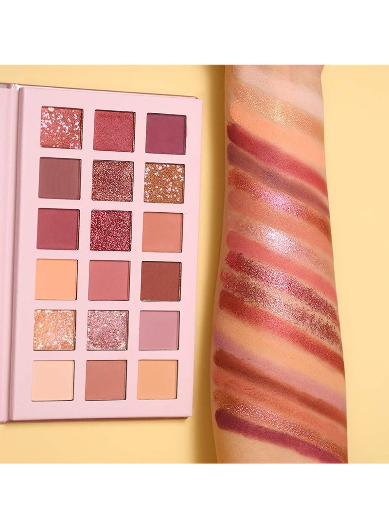 HUDA GIRL Beauty Rose Gold Remastered 36 Matte FinishesIncludes Black Eyeshadow