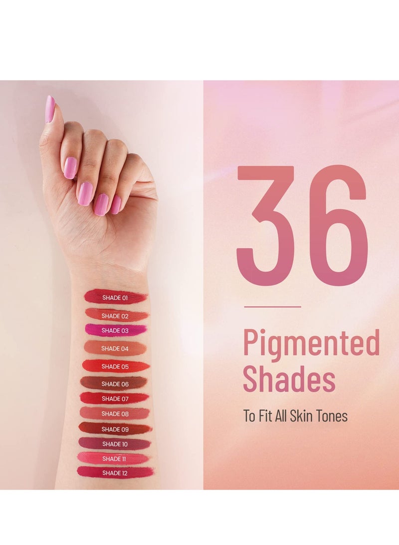 Swiss Beauty Soft Matte Lip Cream Weightless Lipstick 19 6Ml